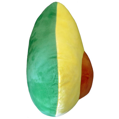 Avocado plush cushion