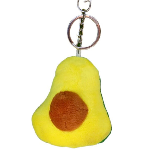 Avocado plush keychain