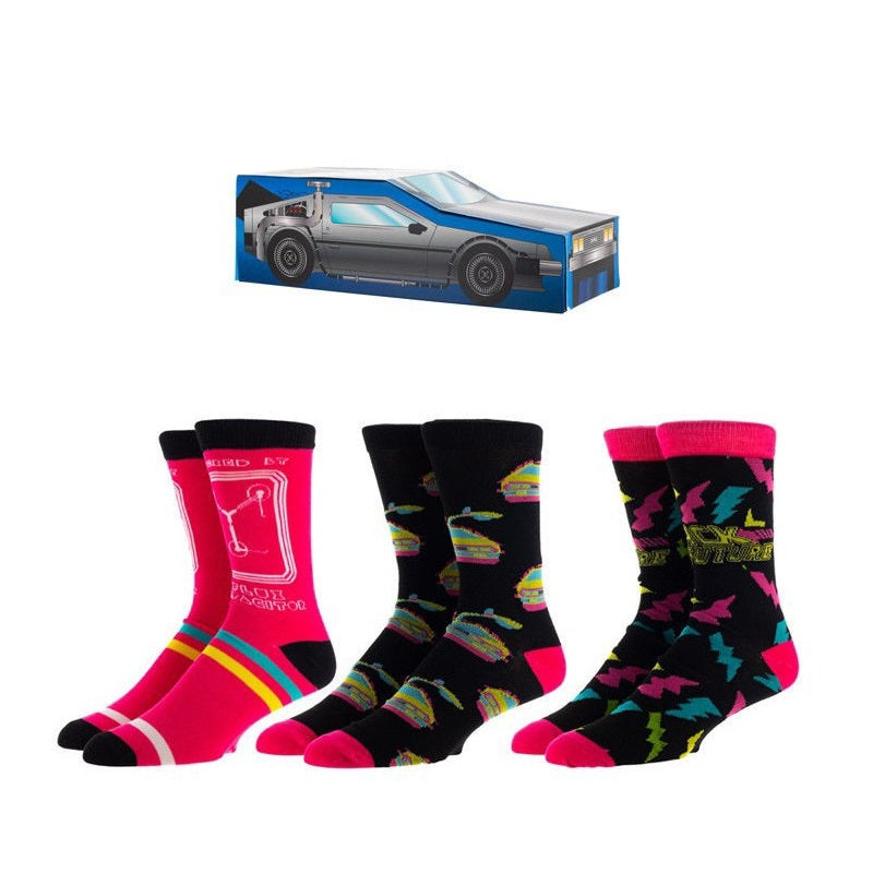 Back to the Future 3-Pair crew gift box set