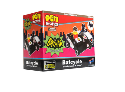 Batcycle with Batman and Robin from Batman TV Series