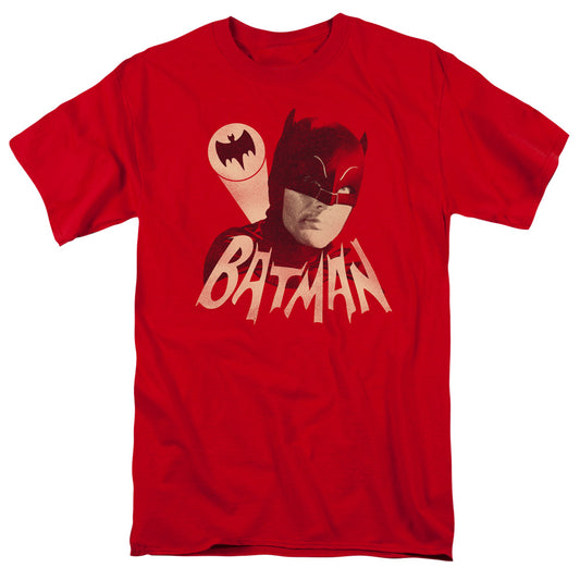 1966 Batman "Bat Signal" Red Men's T-Shirt