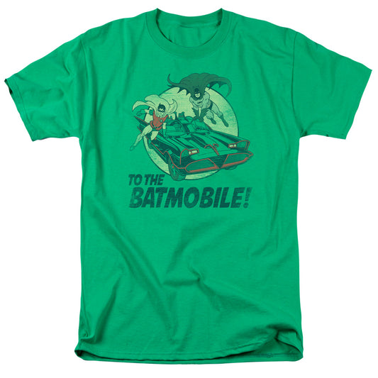 1966 Batman "to the Batmobile" Green Men's T-Shirt