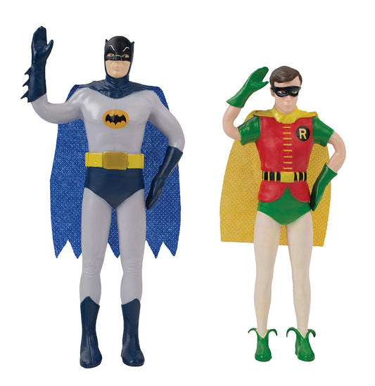 1966 Batman and Robin bendable figure set