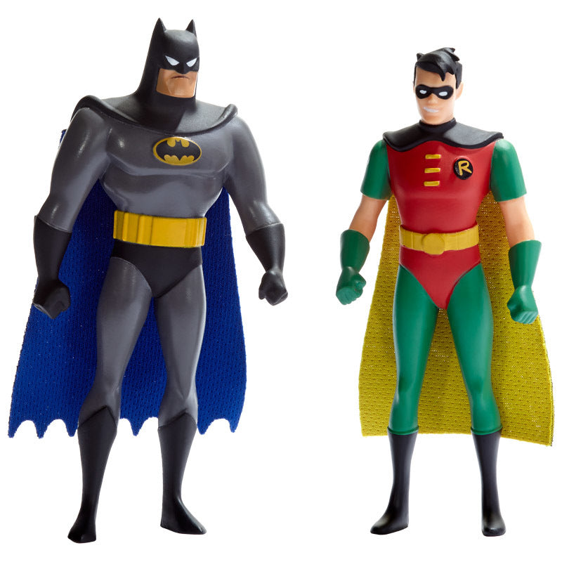 Batman The Animated Series Batman & Robin bendable figures 2 piece set