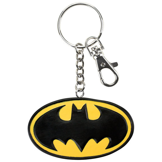 Batman logo bendable keychain