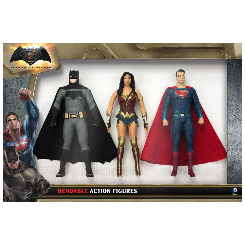 Batman vs Superman bendable figure box set
