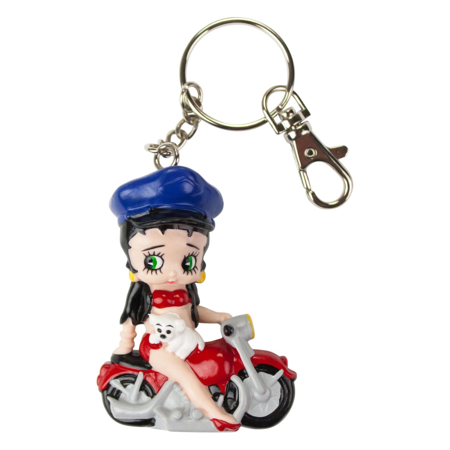 Betty Boop "Biker Betty" bendable keychain