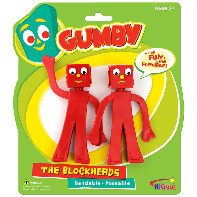 The Blockheads from Gumby Show figure set