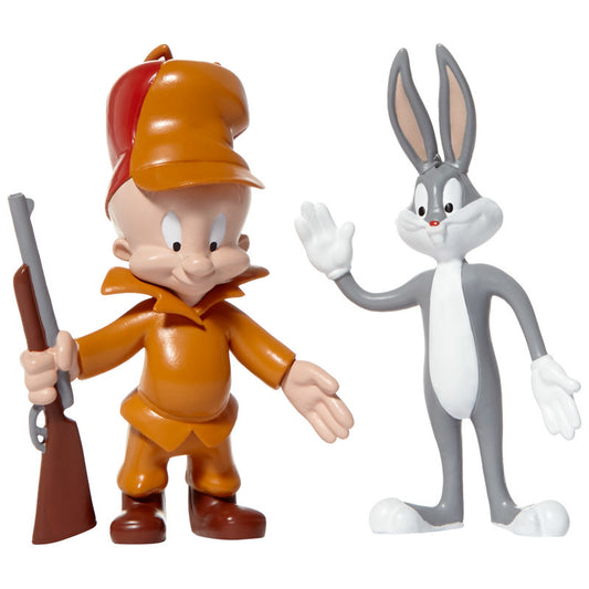 Bugs Bunny & Elmer Fudd bendable figure