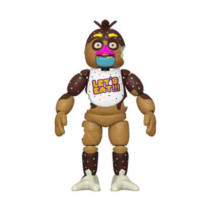 Chocolate Chica from Five Nights at Freddy's action figure