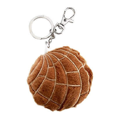 Pan Dulce "Concha" plush keychain