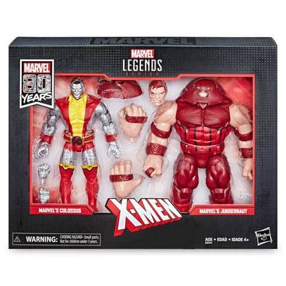 Marvel Legends 80th Anniversary Colossus and Juggernaut figure set