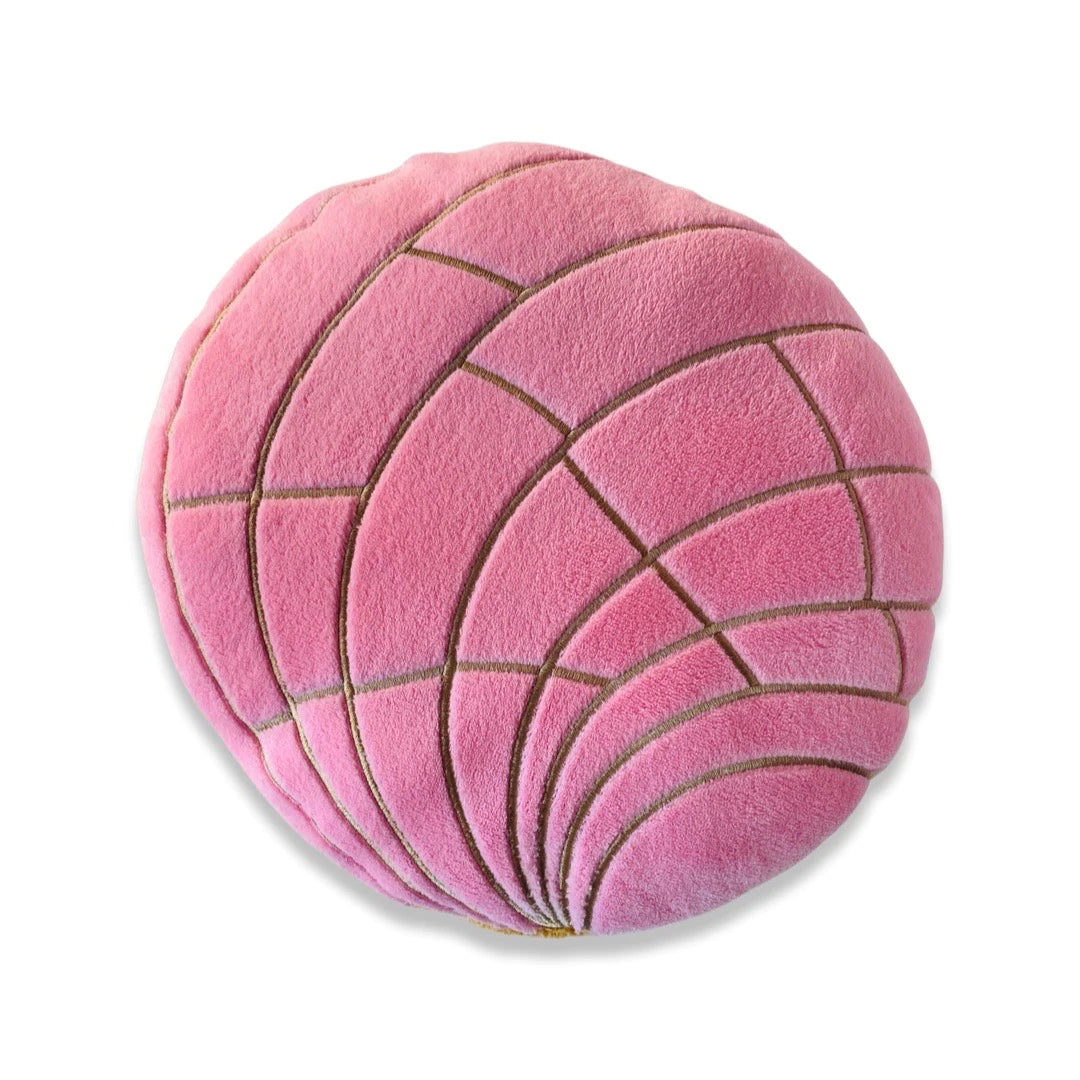 Strawberry Pan Dulce "Concha" plush cushion