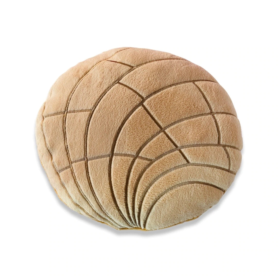 Vanilla Pan Dulce "Concha" plush cushion