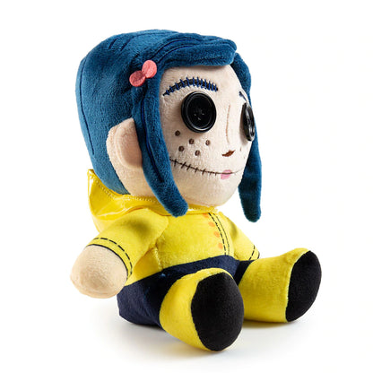 Coraline plush with button eyes