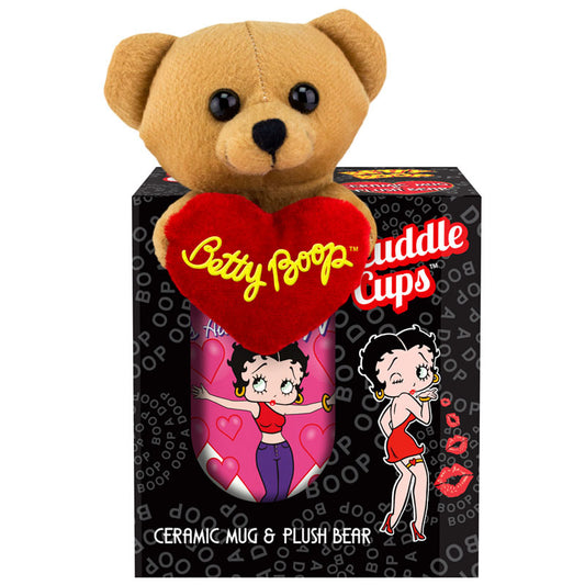 Betty Boop ceramic mug "It's All About Me" with tiny plush bear