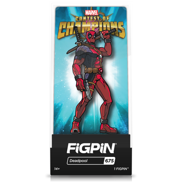 Deadpool from Contest Of Champions enamel pin