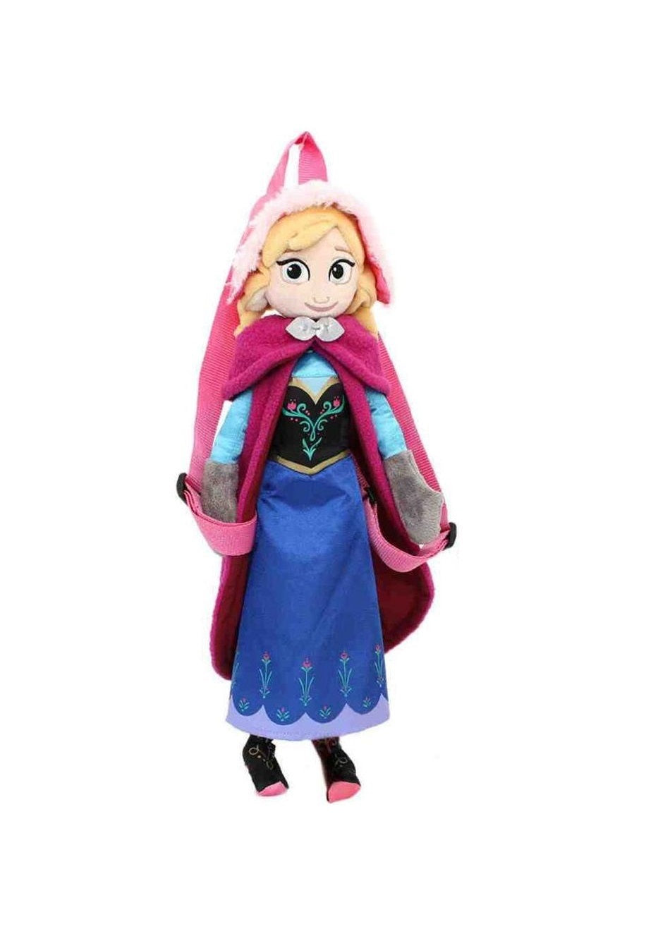 Anna from Disney's Frozen plush doll backpack