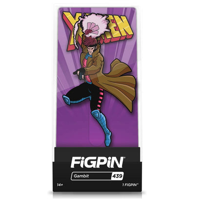 Gambit from X-Men Animated Series enamel pin