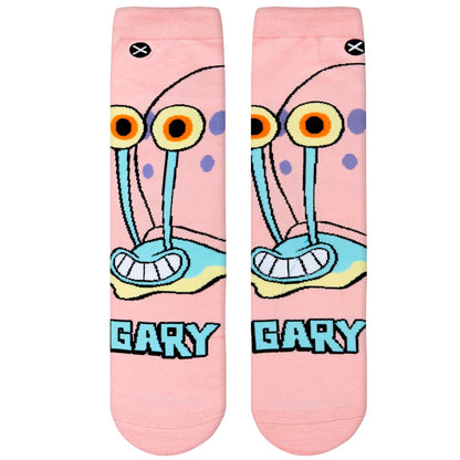 Gary the Snail from SpongeBob Squarepants crew socks
