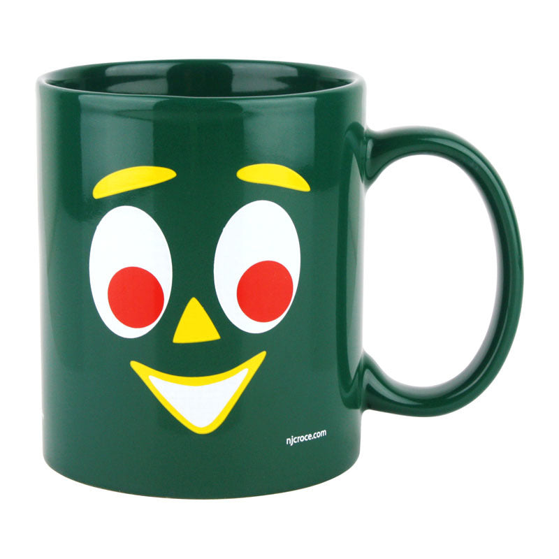 Gumby green ceramic mug