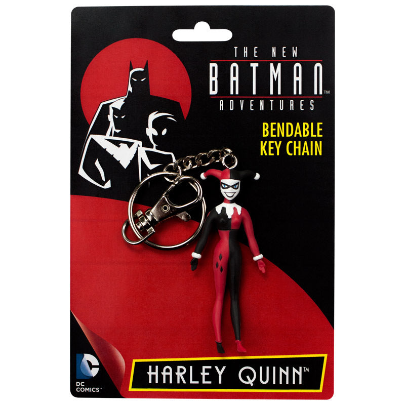 Animated Series Harley Quinn bendable keychain
