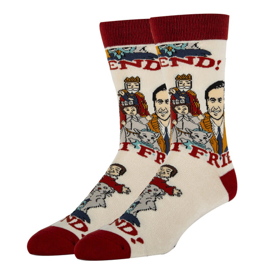 Mister Rogers Hi Friend crew sock