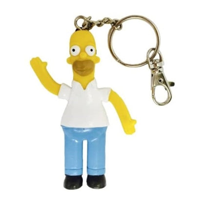 Homer Simpson bendable keychain