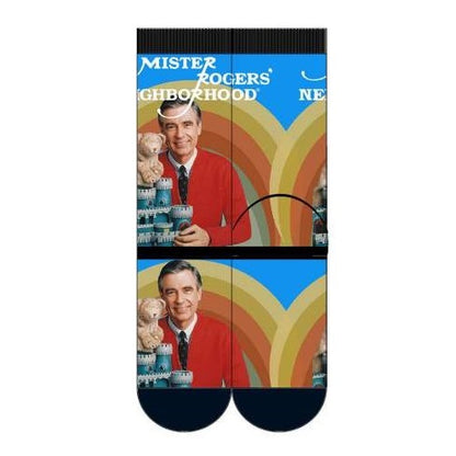 Mister Rogers It's Mr Rogers! crew sock