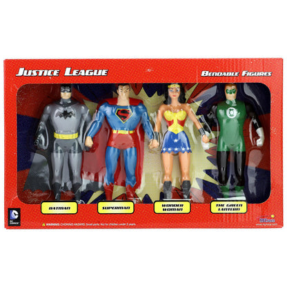 Justice League bendable 4pc box set