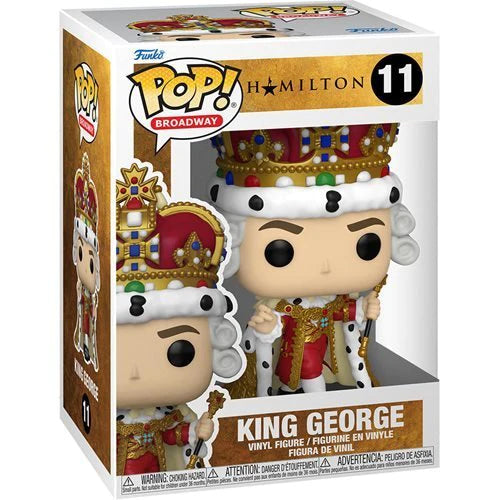 King George from Hamilton's act 2 vinyl figure