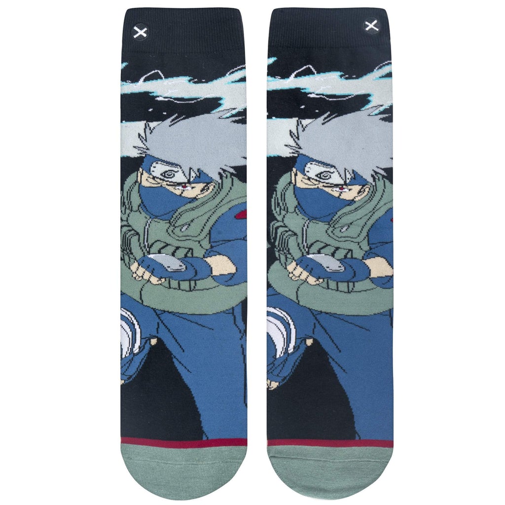 Kakashi from Naruto: Shippuden crew socks
