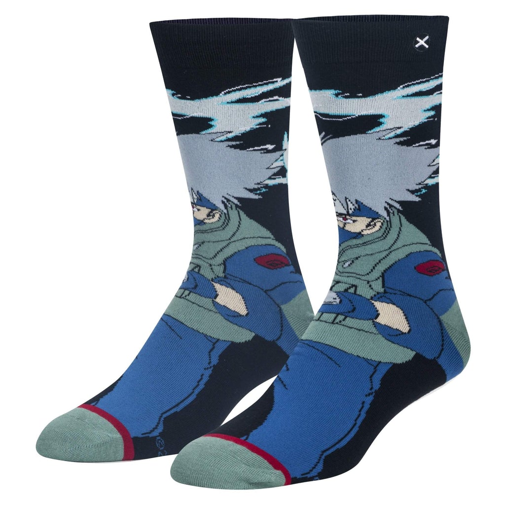 Kakashi from Naruto: Shippuden crew socks