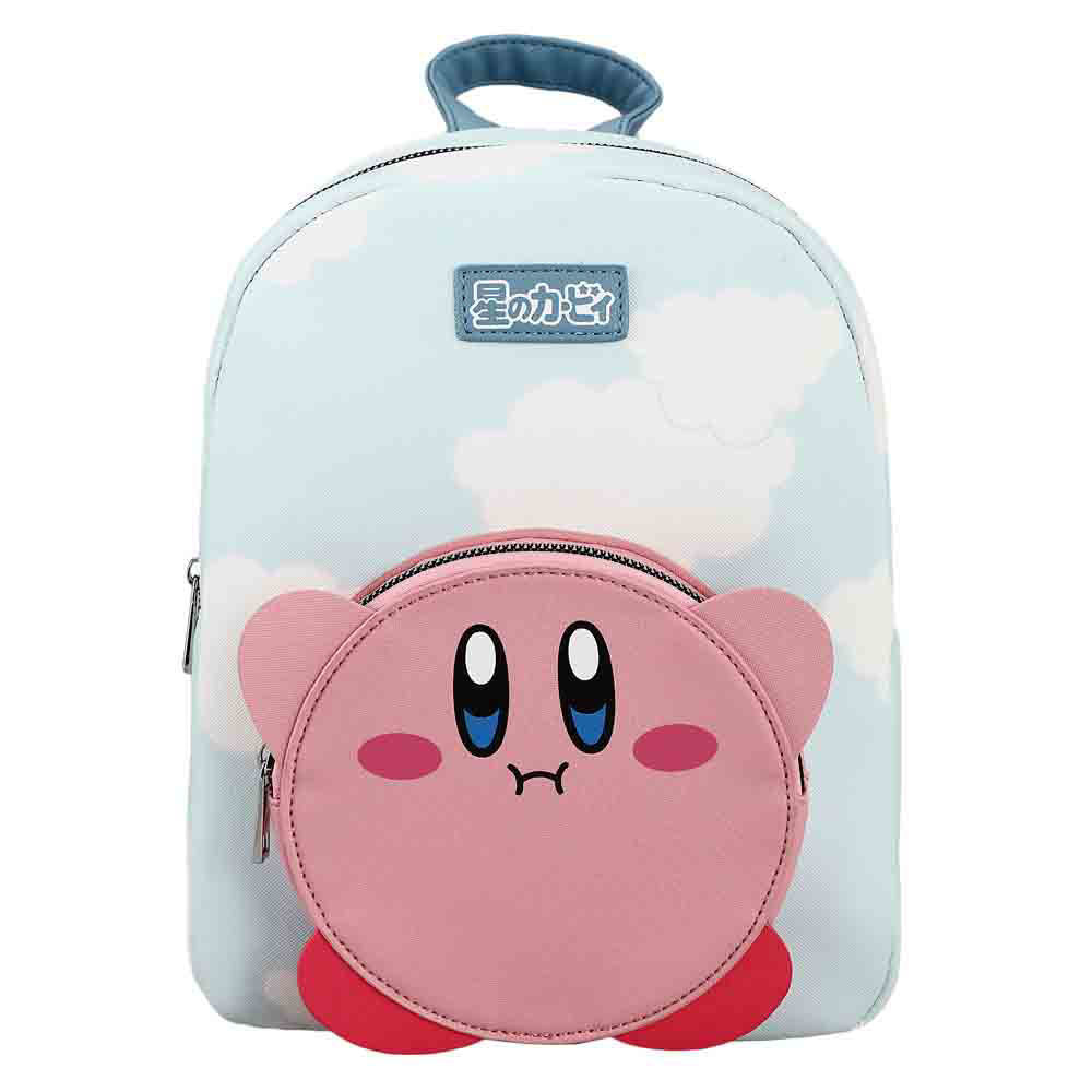 Kirby Die-cut pocket and cloud print mini backpack