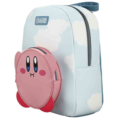 Kirby Die-cut pocket and cloud print mini backpack