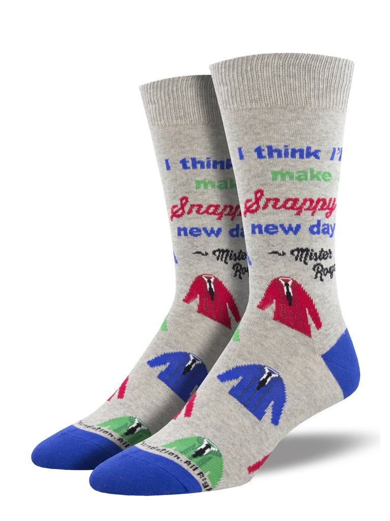 Mister Rogers "Snappy Dresser" crew socks