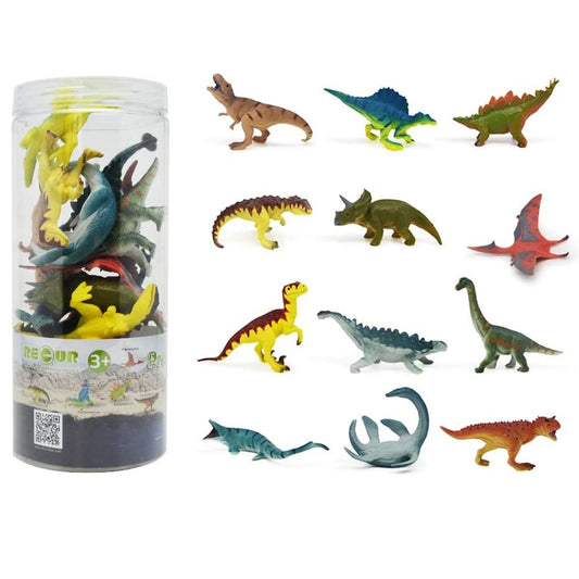 Mini Dinosaurs tub set 12pcs