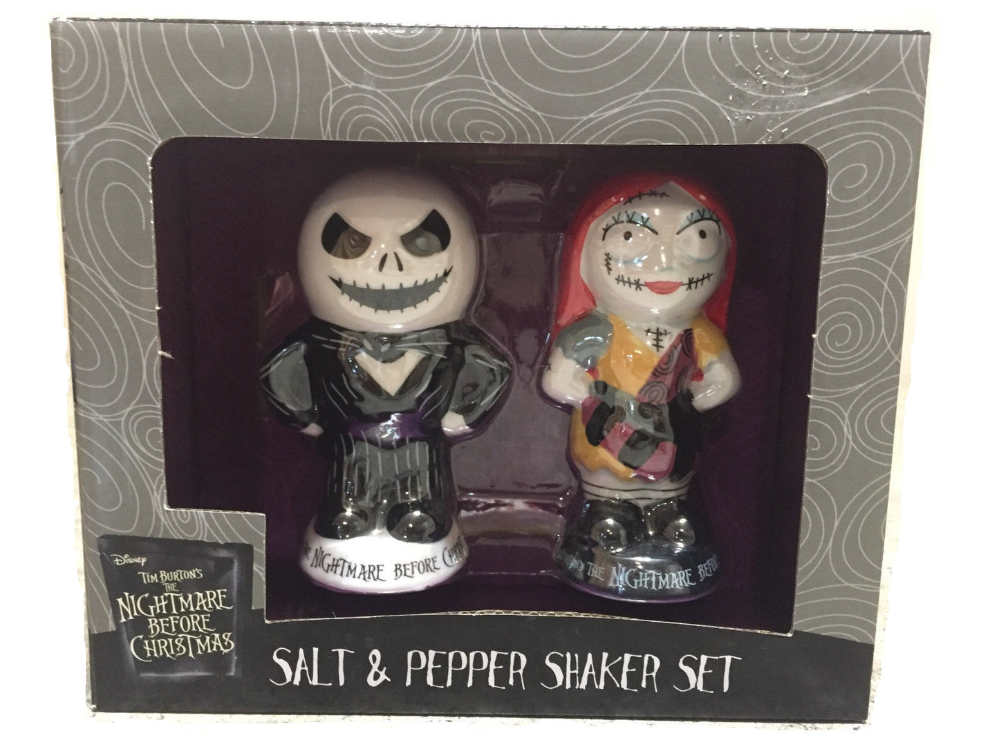 The Nightmare Before Christmas Jack and Sally Salt & Pepper Set