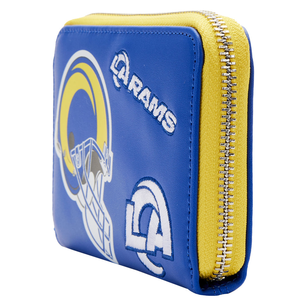 Los Angeles Rams patches zip around wallet