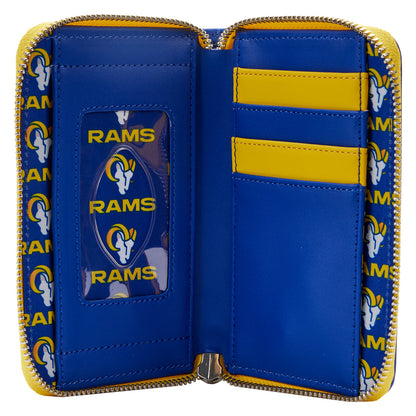 Los Angeles Rams patches zip around wallet