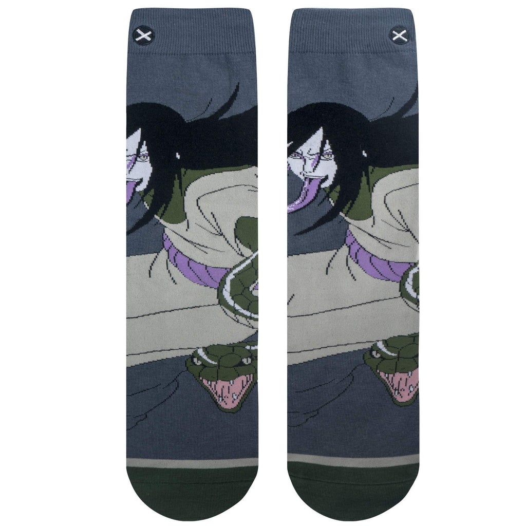 Orochimaru from Naruto: Shippuden crew socks