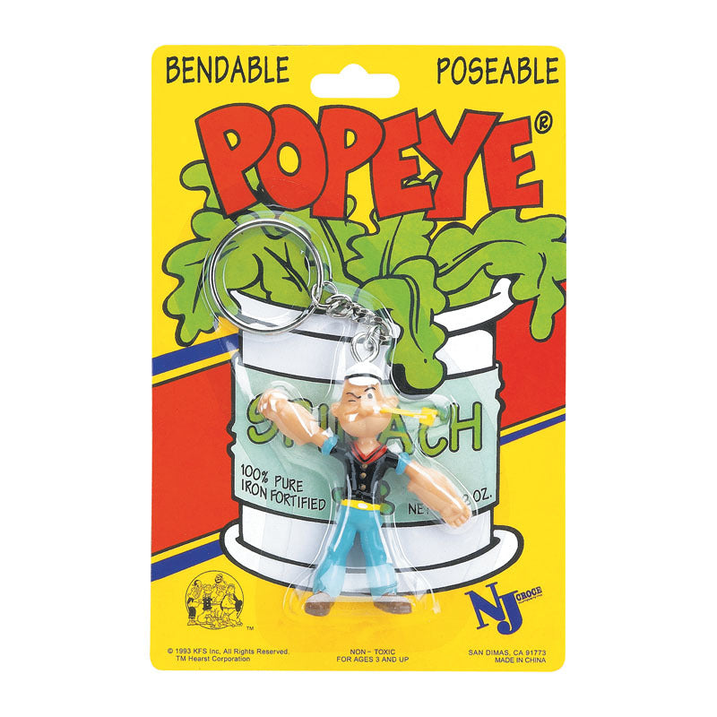 Popeye bendable keychain