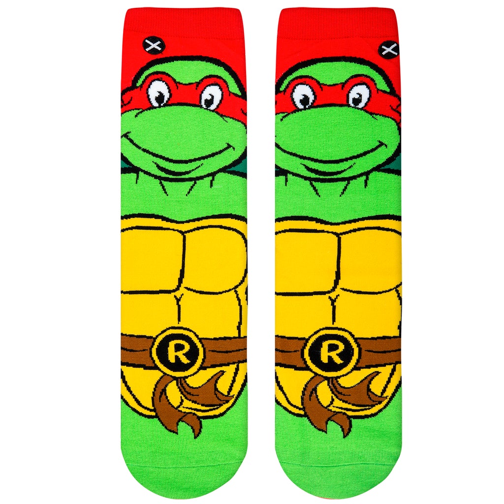 Raphael from Teenage Mutant Ninja Turtles crew socks
