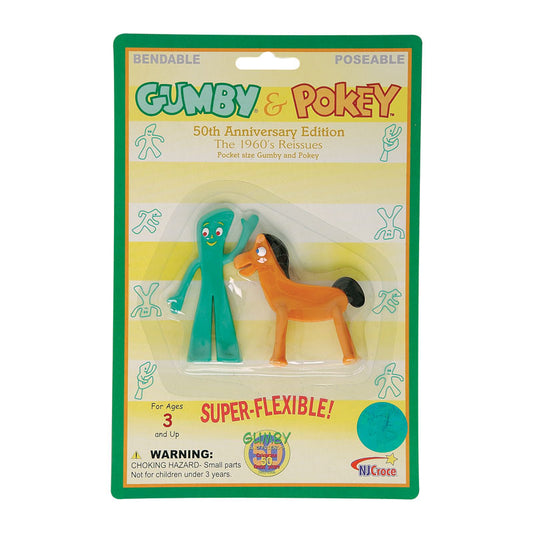 Gumby and Pokey mini bendable figure 50th Anniversary Edition