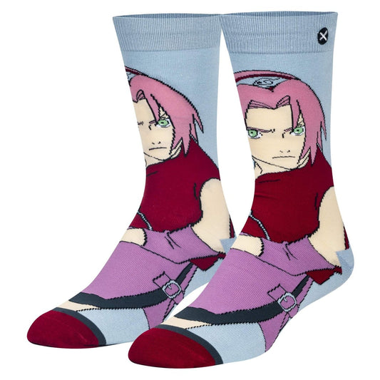 Sakura from Naruto: Shippuden crew socks