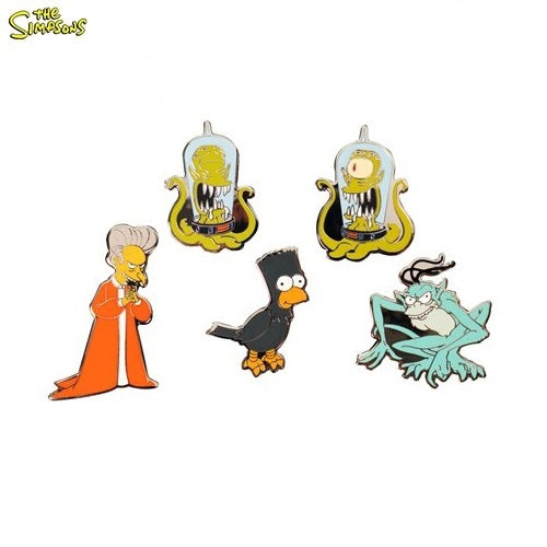 The Simpsons Treehouse of Horror exclusive pin set