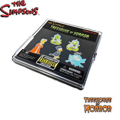 The Simpsons Treehouse of Horror exclusive pin set