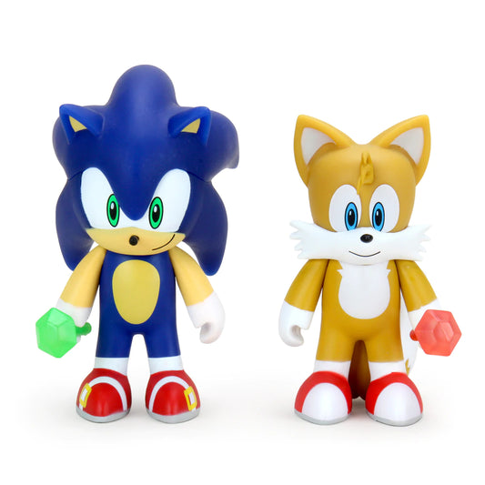 Sonic and Tails from Sonic the Hedgehog vinyl figures