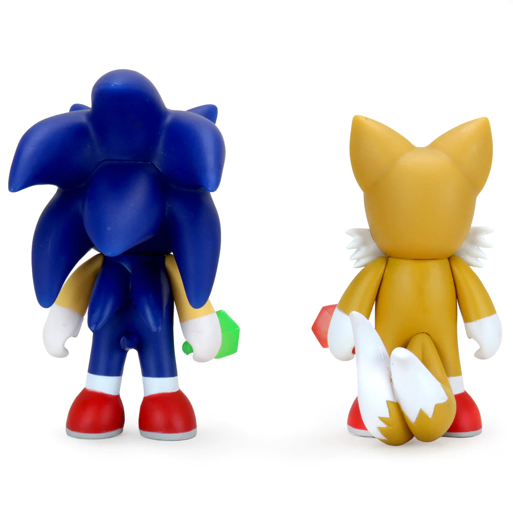 Sonic and Tails from Sonic the Hedgehog vinyl figures