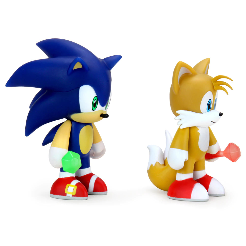 Sonic and Tails from Sonic the Hedgehog vinyl figures